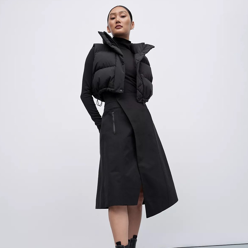 Lululemon black A-Line High-Rise Wrap Skirt